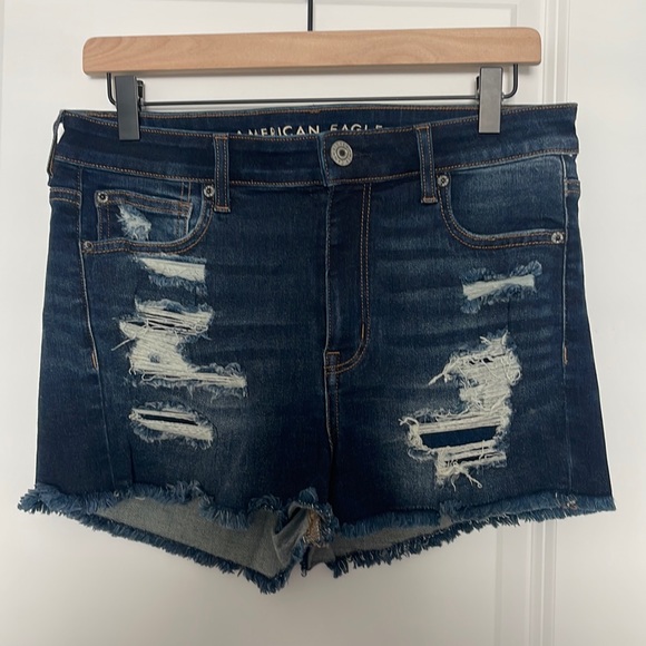 American Eagle Hi-Rise shortie shorts - Picture 1 of 5